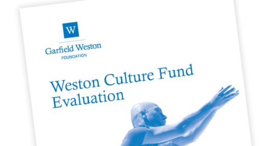 Garfield Weston Culture Fund Evaluation Cover